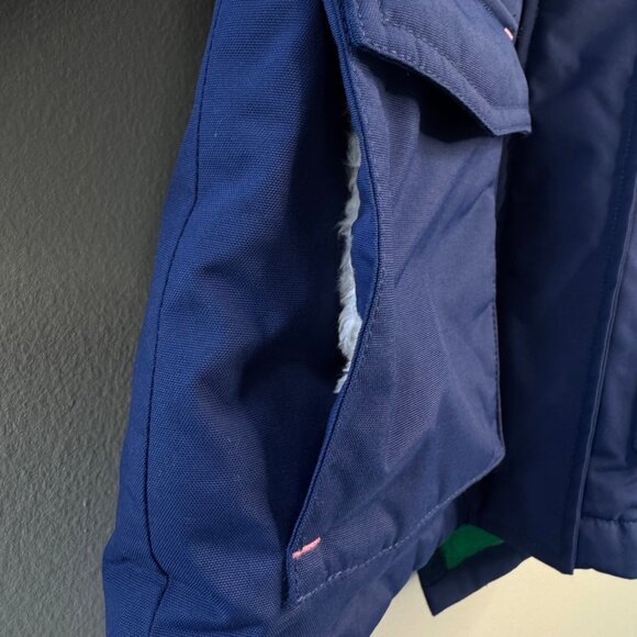 MINI BODEN All Weather Jacket Girls 3-4 Rainbow Faux Fur Hood Winter Coat Parka - Picture 5 of 11